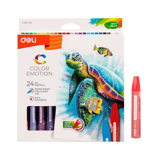 Λαδοπαστέλ Deli Color Emotion 24 Χρώματα